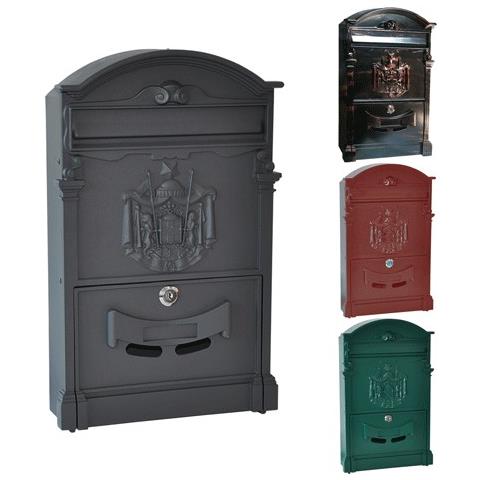 Cassetta Postale In Alluminio Pressofuso Serie Regie Poste Colore Bronzo - Regiepostebr - Foto 2