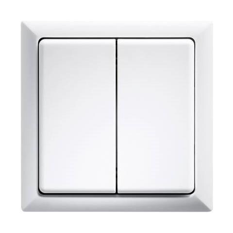 Pulsante Senza Fili Ft4f-rw 2 Canali Da Parete Raggio Di Azione Max. (campo Libero) 100 M - Foto 1