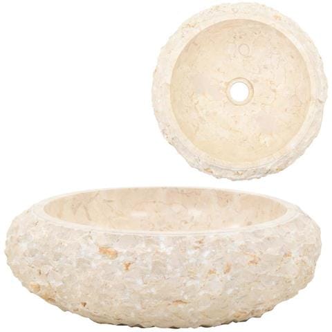 Lavandino 40x12 Cm In Marmo Crema - Foto 1