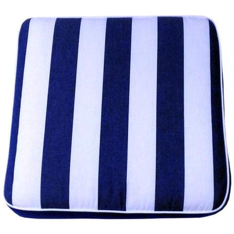 Cuscino Seduta Box 40 X 40 Rigato Blu 9191c - Foto 1