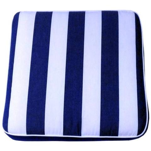 Cuscino Seduta Box 40 X 40 Rigato Blu 9191c - Foto 2