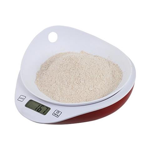 Cucina Artista Men352 Bilancia Da Cucina Elettronica Rosso / Bianco - Foto 2