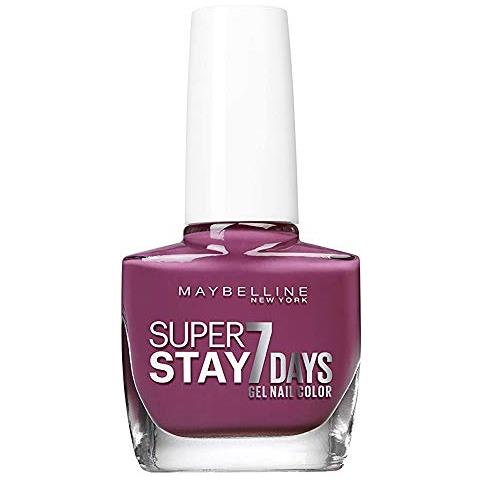 Maybelline New York Superstay 7 Giorni Smalto Gel Effetto, 255 Malva On - Foto 1