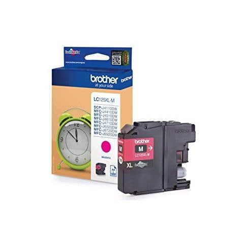 Fratello Inkjet Lc125xlm Cartuccia Originalealta Capacitàfino 1200 Pagineper Stampanti Dcpj4110dwmfcj4410dwmfcj4510dwmfcj4610dwmfc J4710dwmfcej6520dw Mfcj6920dwcolore Magenta - Foto 1