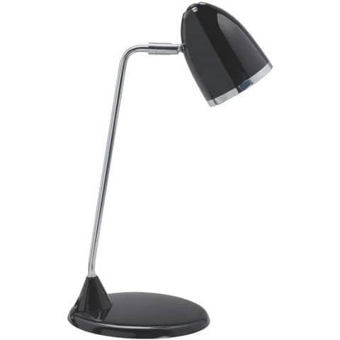 Lampada Da Scrivania Starlet Metallo Cromato Nero E27 8 W 8231090 - Foto 1
