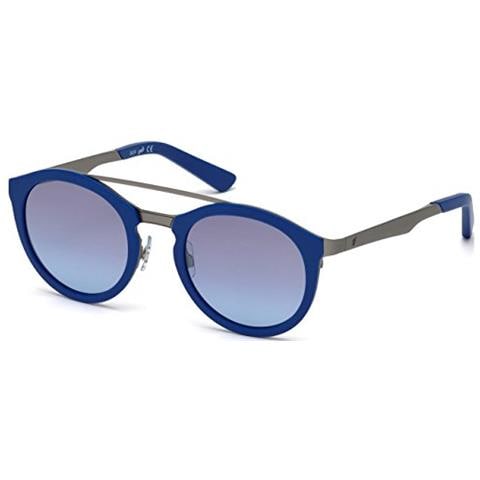 Occhiali Da Sole Web We0143 C49 91x (matte Blue / Blu Mirror)  - Foto 1