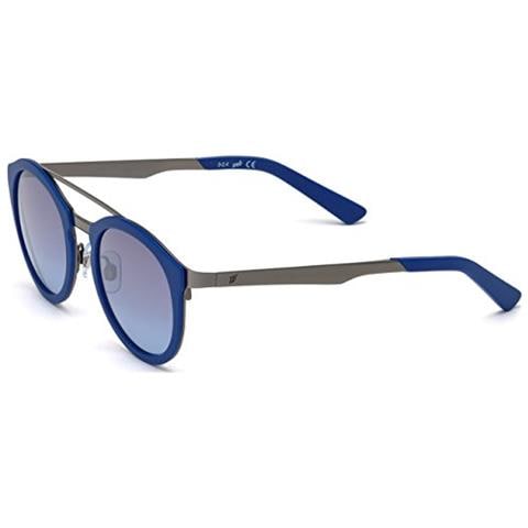 Occhiali Da Sole Web We0143 C49 91x (matte Blue / Blu Mirror)  - Foto 2