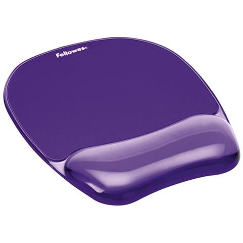 Mouse Pad - 233,4 mm x 200,2 mm x 19,1 mm - Viola - Gomma, Gel, Polyurethane - Foto 3