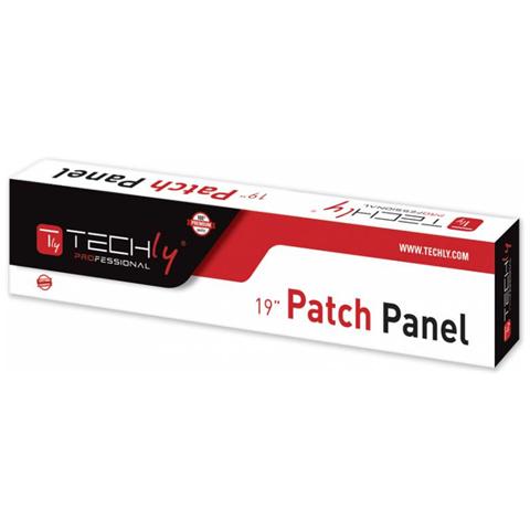 Pannello Patch STP 24 Posti RJ45 cat. 6A (I-PP 24-RS-C6AT) , Nero, IEEE 802.3, IEEE 802.3ab, IEEE 802.3an, IEEE 802.3u, 10Base-T / 100Base-TX / 1000Base-T, 10 Gigabit, Veloce, Gigabit, 19", -40 - 68 °C - Foto 1