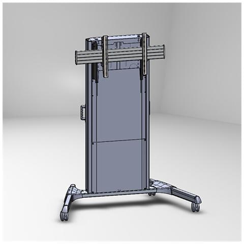 LPD1U Portable flat panel floor stand Nero base da pavimento per tv a schermo piatto - Foto 1