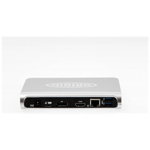 Storage 3FF69AA-OS replicatore di porte e docking station per laptop USB 3.2 Gen 1 (3.1 Gen 1) Type-C Nero - Foto 2