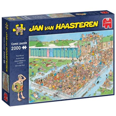 Jan Van Haasteren Pool Pile-up 2000 Pcs Puzzle 2000 Pz Fumetti - Foto 1