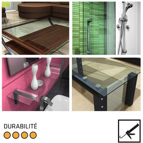 flex 112 Colla A Mastice Cristallina flex 112 - 290 Ml - Foto 2