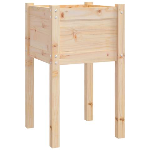 Fioriere da Giardino 2 pz 40x40x70 cm in Legno Massello di Pino - Foto 8