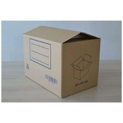 Scatola Di Cartone Per Traslochi Fun&go 60 X 40 X 40 Cm (1 Unità) - Foto 2