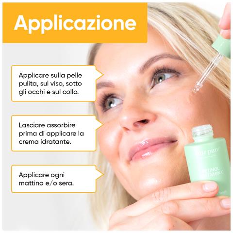 Retinolo & Vitamina C Siero Illuminante | Idratazione Profonda E Pelle Uniforme - Foto 6