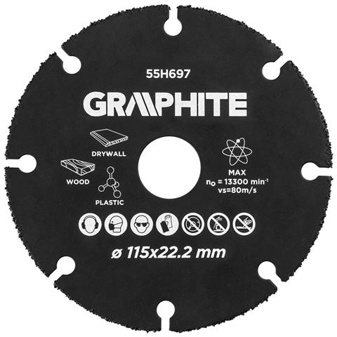 Disco Da Taglio Hm Per Legno E Plastica 115 X 22,2 Mm - Foto 1