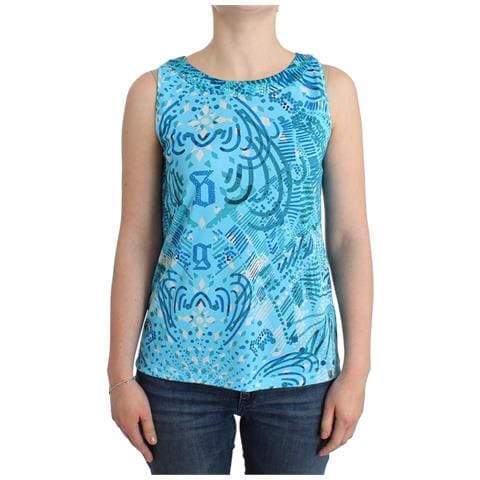 Canotta Stampata Blu - S - Foto 1
