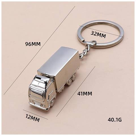 Portachiavi Camioncino Argento - Portachiavi Auto Unico Da Uomo - Foto 1