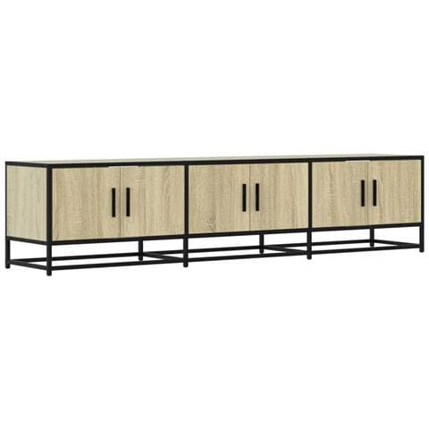 Mobile Porta Tv Rovere Sonoma 180x35x41 Cm In Truciolato - Foto 2