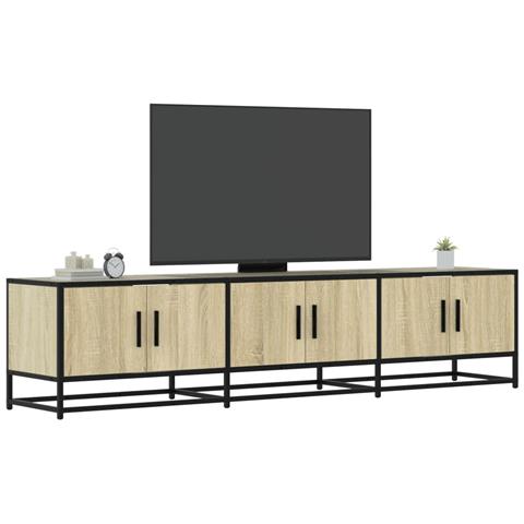 Mobile Porta Tv Rovere Sonoma 180x35x41 Cm In Truciolato - Foto 1
