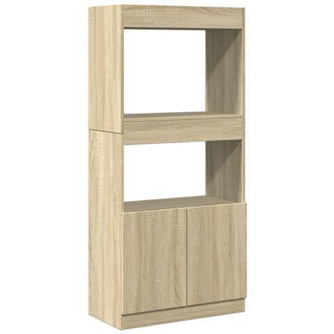 Credenza Rovere Sonoma 63x33x140 In Truciolato - Foto 2