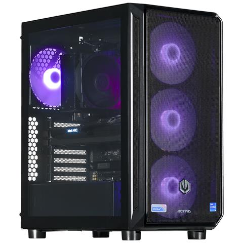 5901443410294 PC AMD Ryzen™ 7 8400F 32 GB DDR5-SDRAM 1 TB SSD Intel Arc A380 Midi Tower Nero - Foto 1