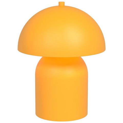 Lampada Da Tavolo Mush In Acciaio Arancione Opaco - Foto 1