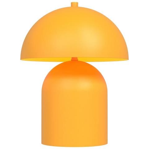 Lampada Da Tavolo Mush In Acciaio Arancione Opaco - Foto 2