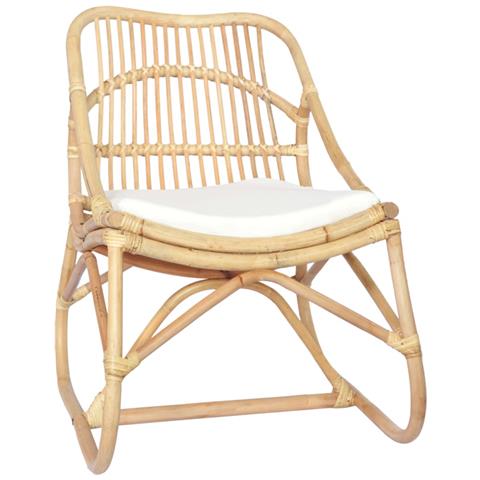 Lusso Casadino -  Sedia In Rattan E Lino - Foto 2