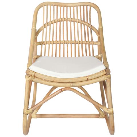 Lusso Casadino -  Sedia In Rattan E Lino - Foto 1