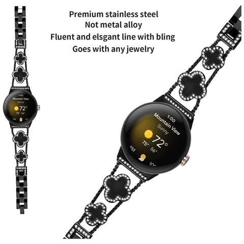 Cinturino Cloverlink Per Google Pixel Watch Black - Foto 2