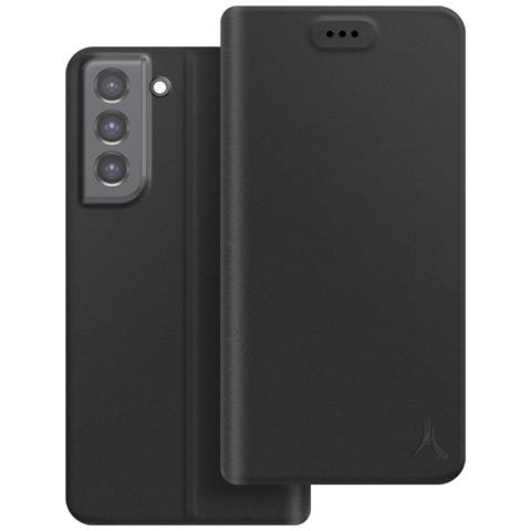 Custodia Per Samsung Galaxy S21 Fe Supporto Video E Portacarte, Nero - Foto 1