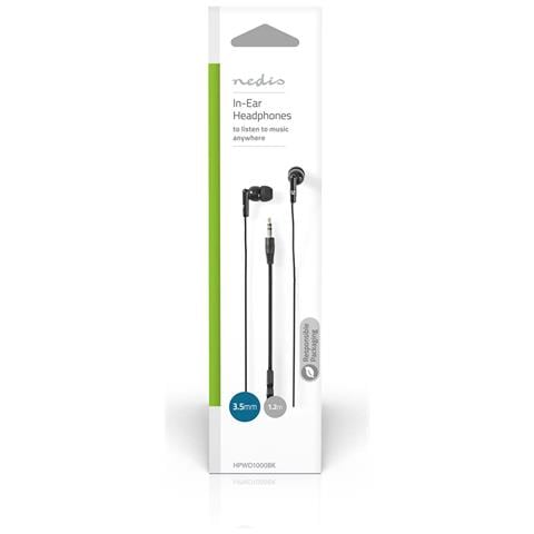 Cuffie Cablate Da 3,5 Mm Con Controllo Del Volume, Nero - Foto 2