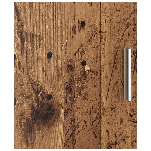 Scrivania con Ripostiglio Legno Vecchio Legno Ingegnerizzato - Foto 9