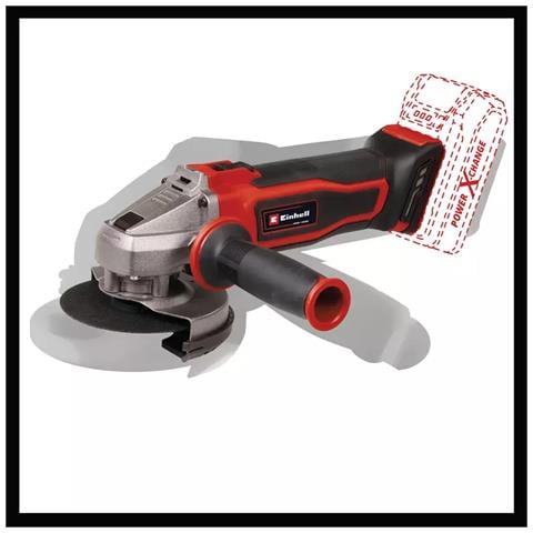 Smerigliatrice Angolare a Batteria TE-AG 18/115 Q Li Solo Potenza 18 V Disco 11,5 cm Colore Nero /Rosso - Foto 5