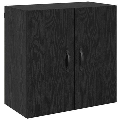 Armadietto a muro Rovere nero 60 x 31 x 60 cm Legno multistrato - Foto 1