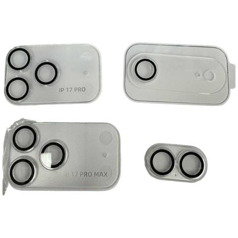 Protezione Lente Fotocamera Opaca Trasparente Monopezzo Compatibile Con Iphone 17 Air - Vetro Temperato - Foto 2