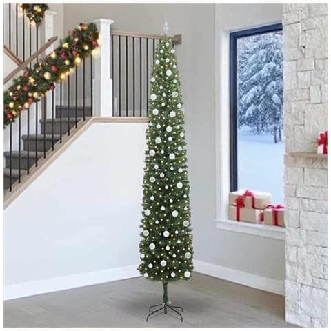 Albero di Natale artificiale con 300 LED Verde 270 cm - Foto 2