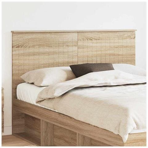 Testiera con testiera Rovere Sonoma 140 cm Legno multistrato - Foto 2