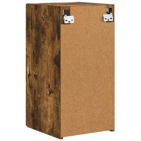 Mobile TV da parete 2 pcs Rovere fumé 30 x 31 x 60 cm - Foto 9