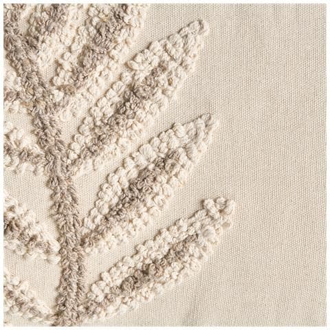 Set Di 2 Cuscini Pometia Cotone 30 X 50 Cm Beige Trama Floreale - Foto 8