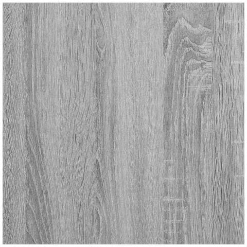 Tavolino con Ruote Grigio Sonoma 90 x 50 x 30 cm - Foto 9