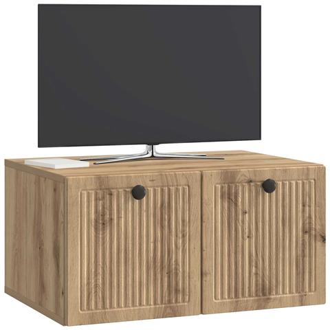 Mobile Porta TV da Muro Rovere Artigianale 59,5 x 41 x 30 cm - Foto 2