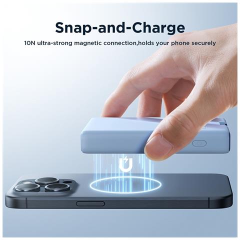 Power Bank - Nero, 10000 mAh, 20W - Foto 2