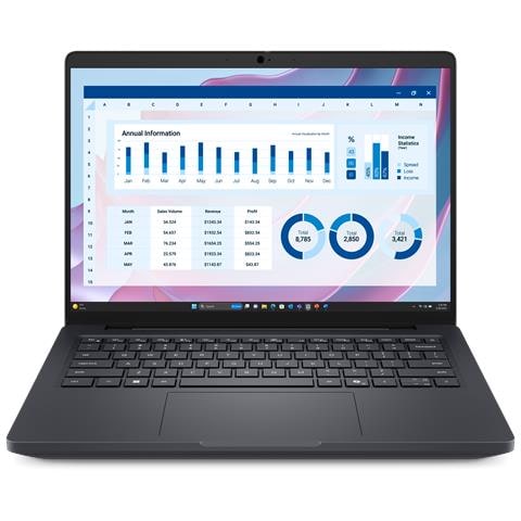 Pro Max 14 MC14255 Copilot+ PC AMD Ryzen AI 7 PRO 350 Workstation mobile 35,6 cm (14") Full HD+ 16 GB LPDDR5x-SDRAM 512 GB SSD Wi-Fi 7 (802.11be) Windows 11 Pro Inglese UK Nero - Foto 1
