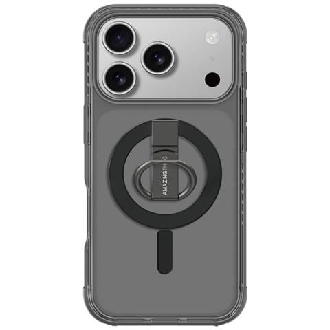 Custodia Per Iphone 17 Pro Max Nera Con Anello Magsafe Amazingthing - Foto 1