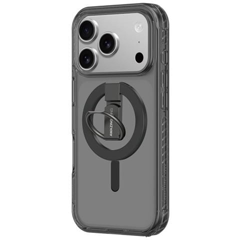 Custodia Per Iphone 17 Pro Max Nera Con Anello Magsafe Amazingthing - Foto 4