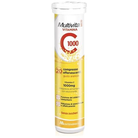 Multivitamix Vit C 1000 20 Compresse Effervescenti - Foto 1