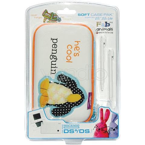 NDS - Soft Case Pack FABric Penguin per DSLite e DSi - Foto 4